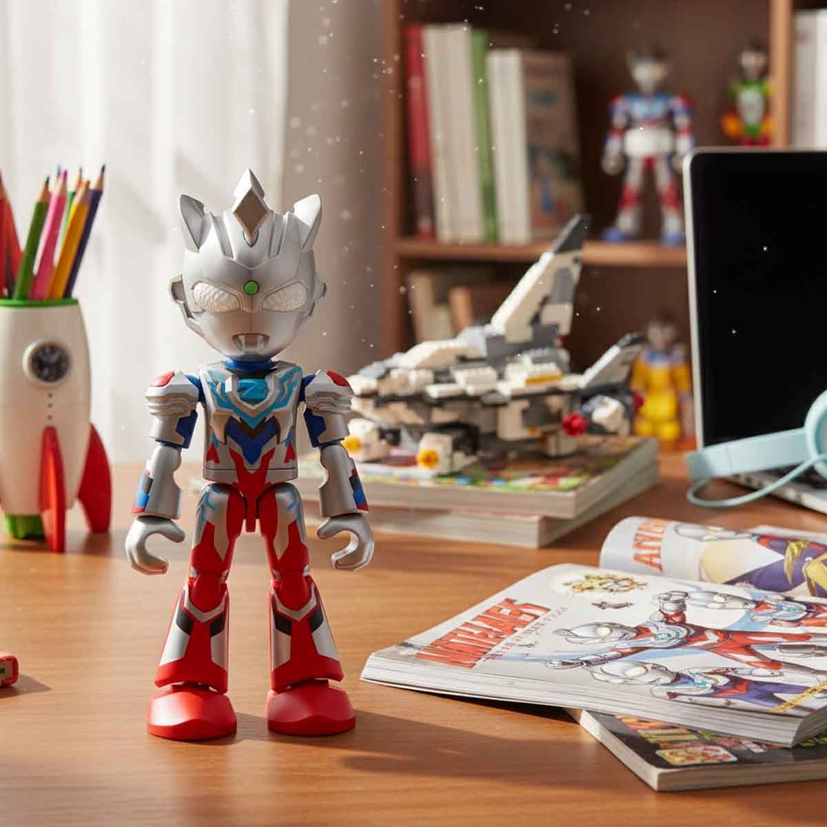 Blokees Ultraman 74827 Precool 03 Z Alpha Armor Action Figure Model Kit Unisex, 3-4 Years