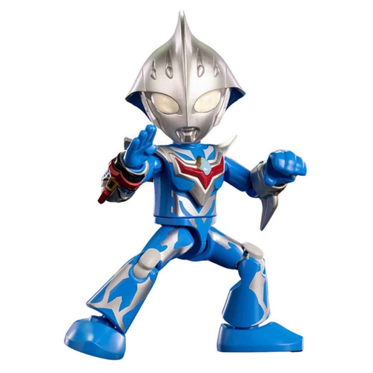 Blokees Ultraman 74847 Precool 06 Nexus Junis Blue Action Figure Model Kit Unisex, 3-4 Years