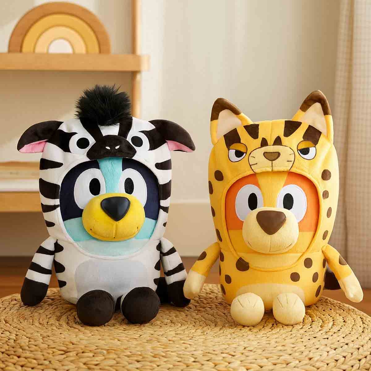 بلووي 13 إنش بلووي اند بينغو S13 مجموعة دمى محشوة حصرية للاشقاء للجنسين، 3-4 سنوات