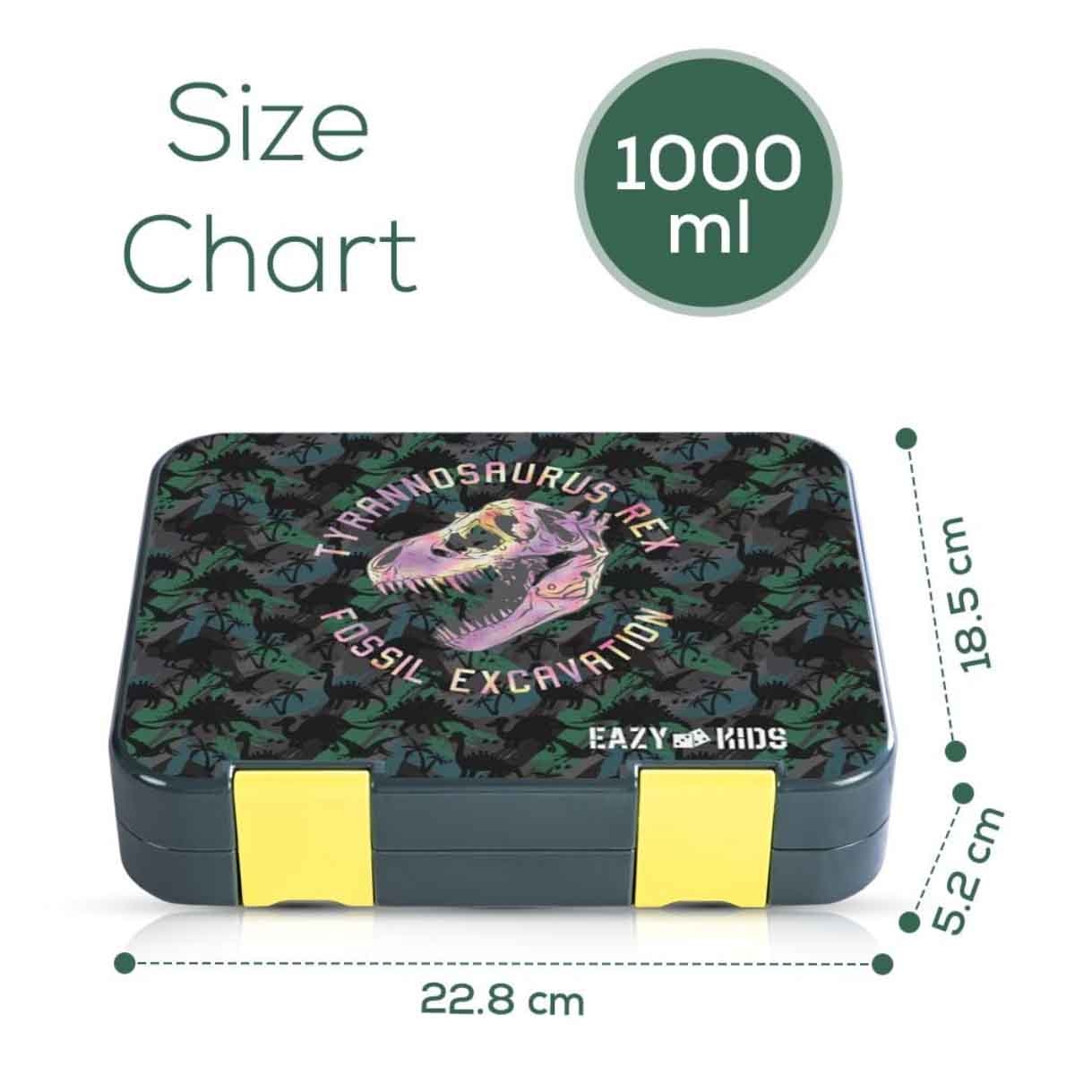 Eazy Kids Bento Lunch Box with 4/6 Compartments