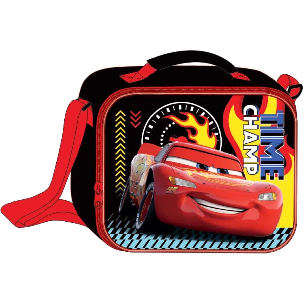 كارز مجموعة حقيبة ترولي 5 في 1 مقاس 16 انش مع صندوق غداء وزجاجة ومقلمة وحقيبة غداء