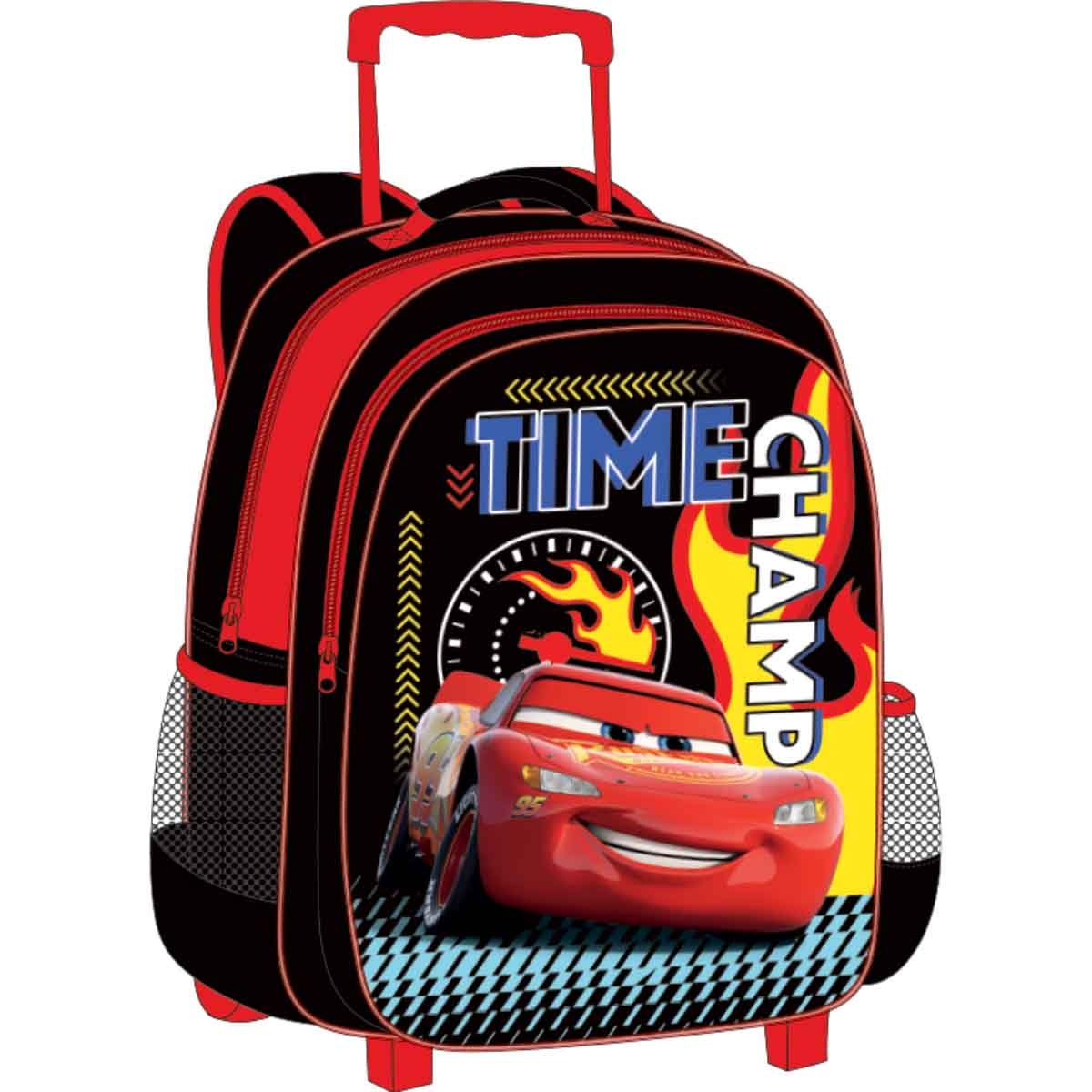 كارز مجموعة حقيبة ترولي 5 في 1 مقاس 16 انش مع صندوق غداء وزجاجة ومقلمة وحقيبة غداء