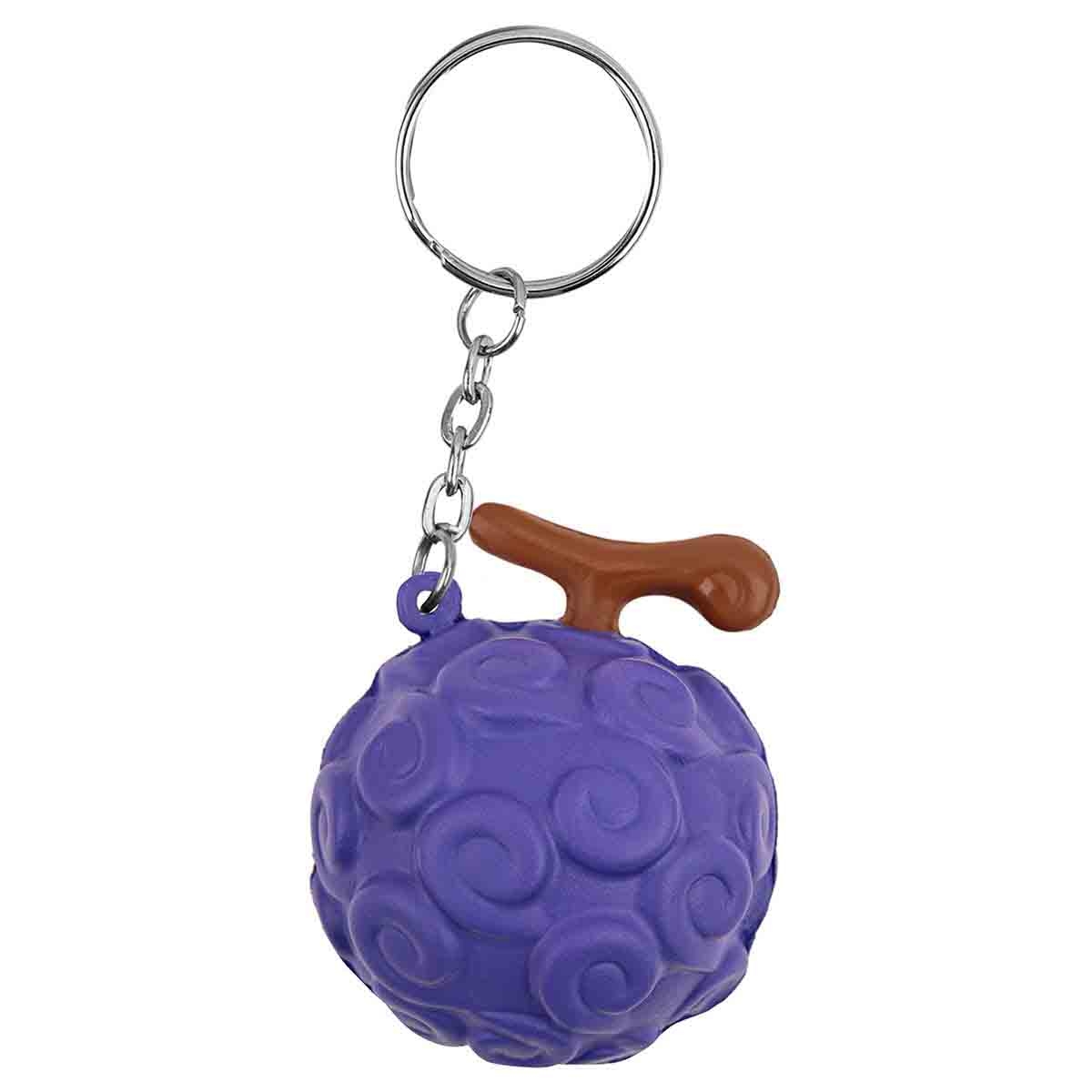 Cinereplicas One Piece Squishy Gum-Gum Fruit Keychain Unisex, 3-4 Years