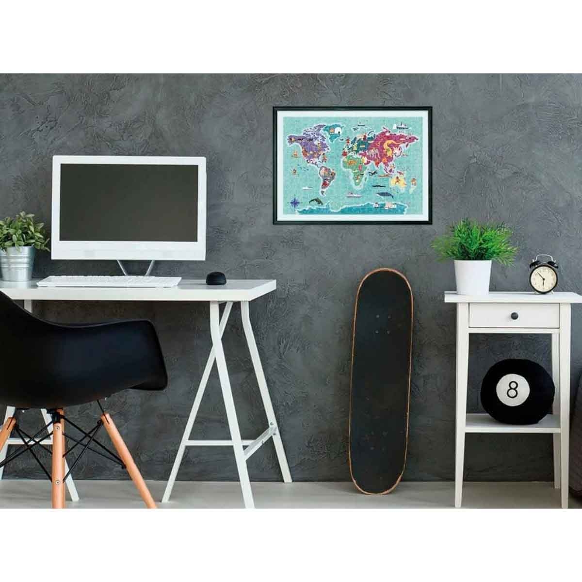 كليمنتوني لغز خريطة جغرافية الولايات المتحدة والعادات، للجنسين، 8-10 سنوات