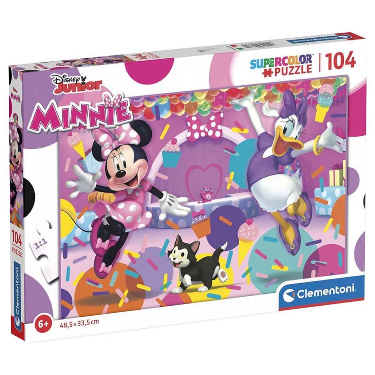 Clementoni Supercolor Disney Minnie Party Time Jigsaw Puzzle Girls, 5-7 Years
