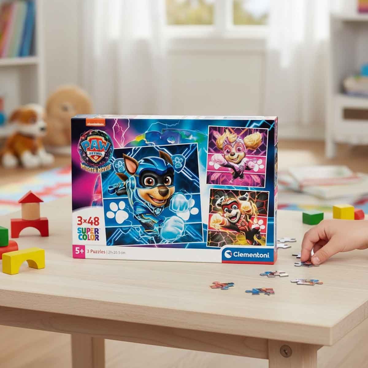 كليمنتوني لغز باو باترول الفيلم القوي سوبر كولر، للجنسين، 5-7 سنوات