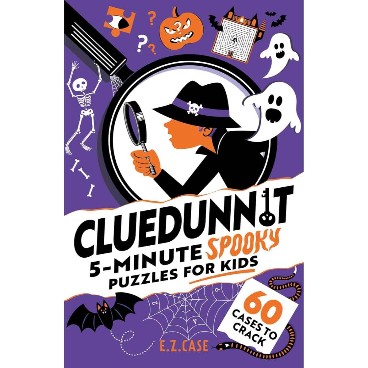 Cluedunnit: Cluedunnit: 5-Minute Spooky Puzzles for Kids by E. Z. Case - 11-09-2025