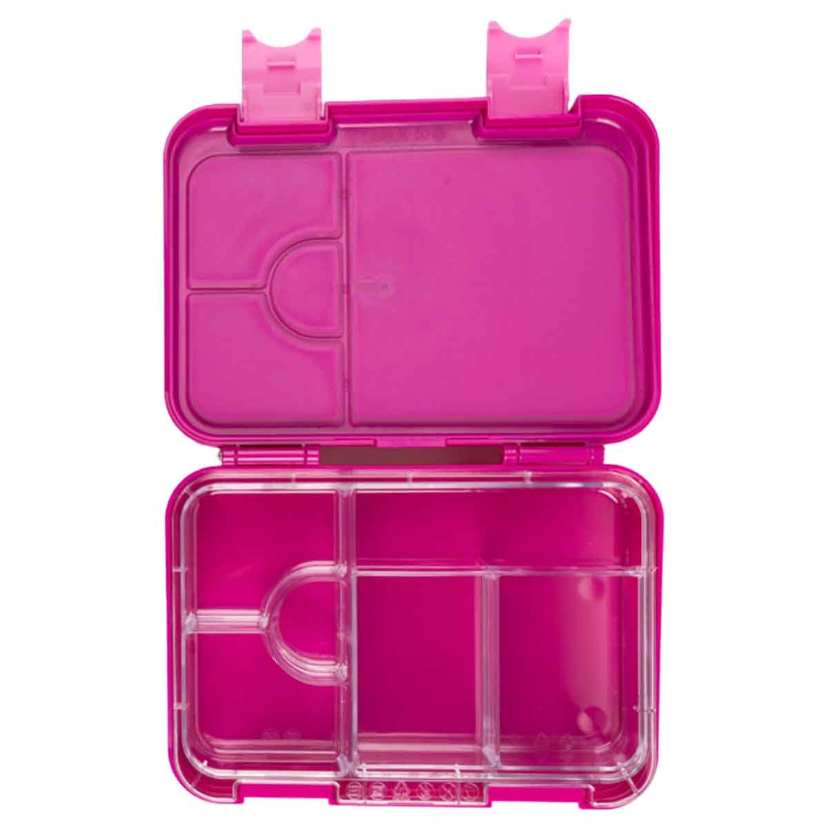 كوكوبي كيدز صندوق غداء بنتو سعة 1 لتر بستة أقسام للبنات، من 3 إلى 4 سنوات