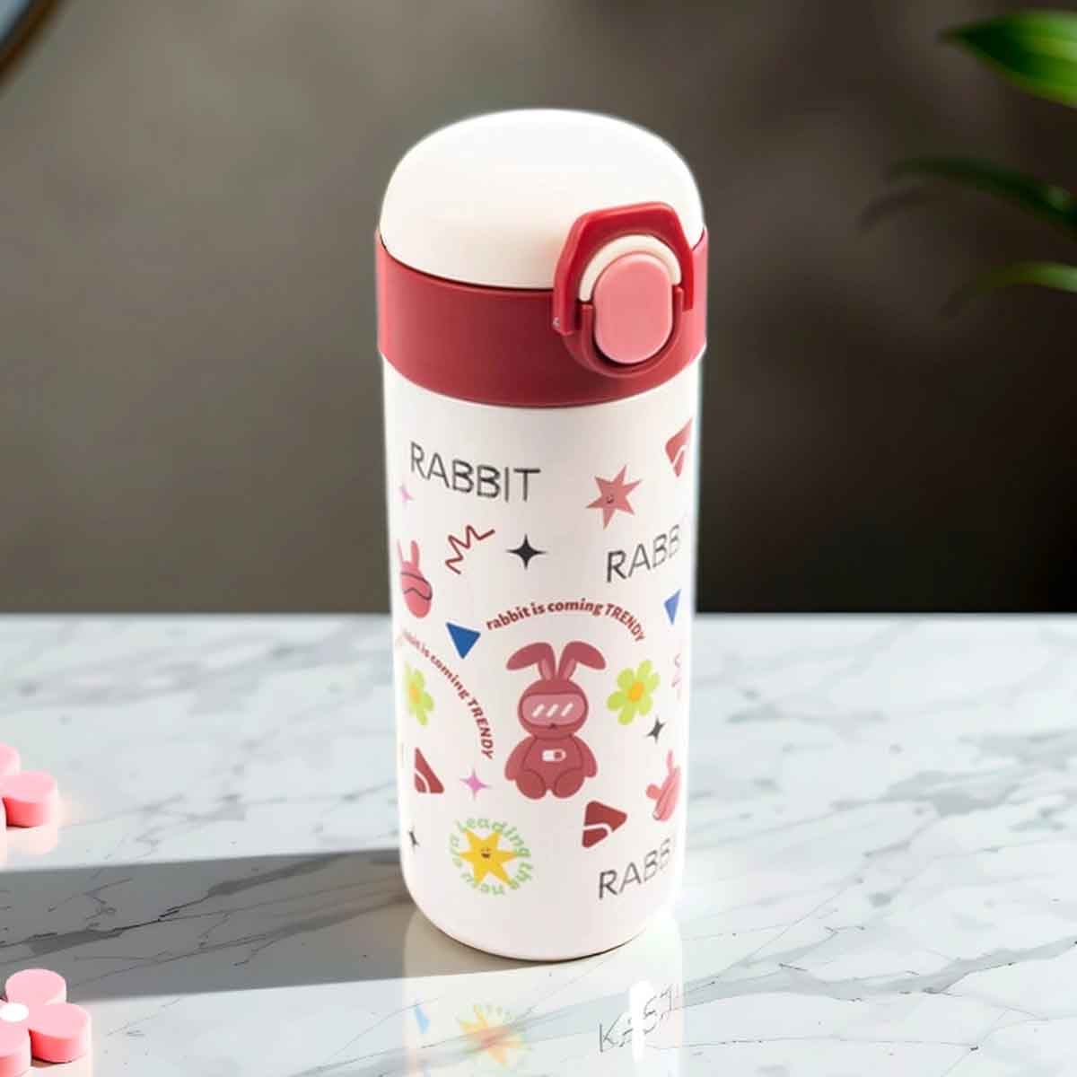 كوكوبي زجاجة مياه معزولة من الستانلس ستيل سعة 500 مل للأولاد، من 3 إلى 4 سنوات