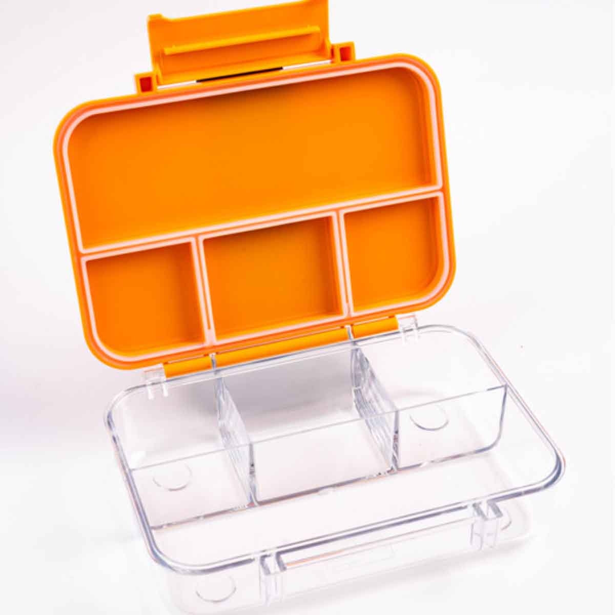 كوكوبي كيدز صندوق غداء بنتو سعة 585 مل بأربعة أقسام للجنسين، من 3 إلى 4 سنوات