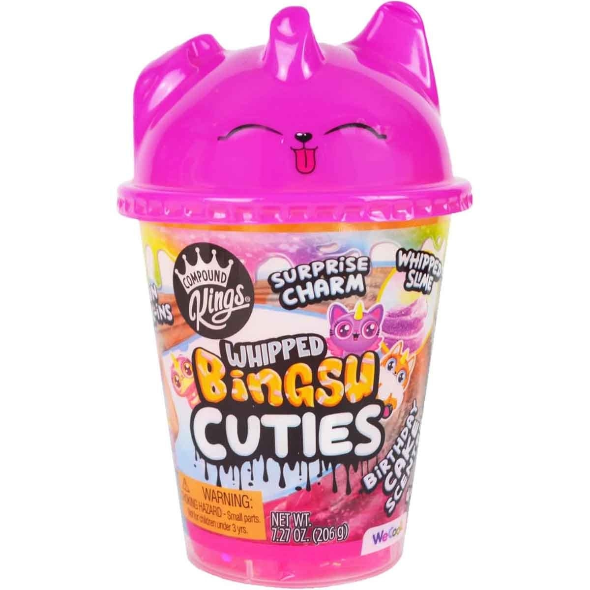 Compound Kings Whipped Bingsu Birthday Cake Surprise Slime Unisex, 5-7 Years