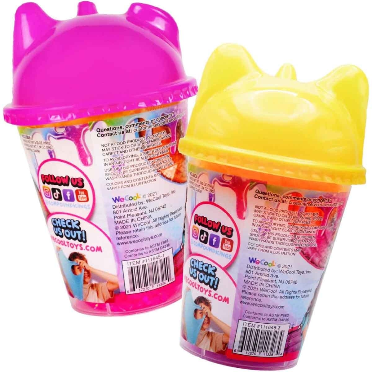 Compound Kings Whipped Bingsu Birthday Cake Surprise Slime Unisex, 5-7 Years