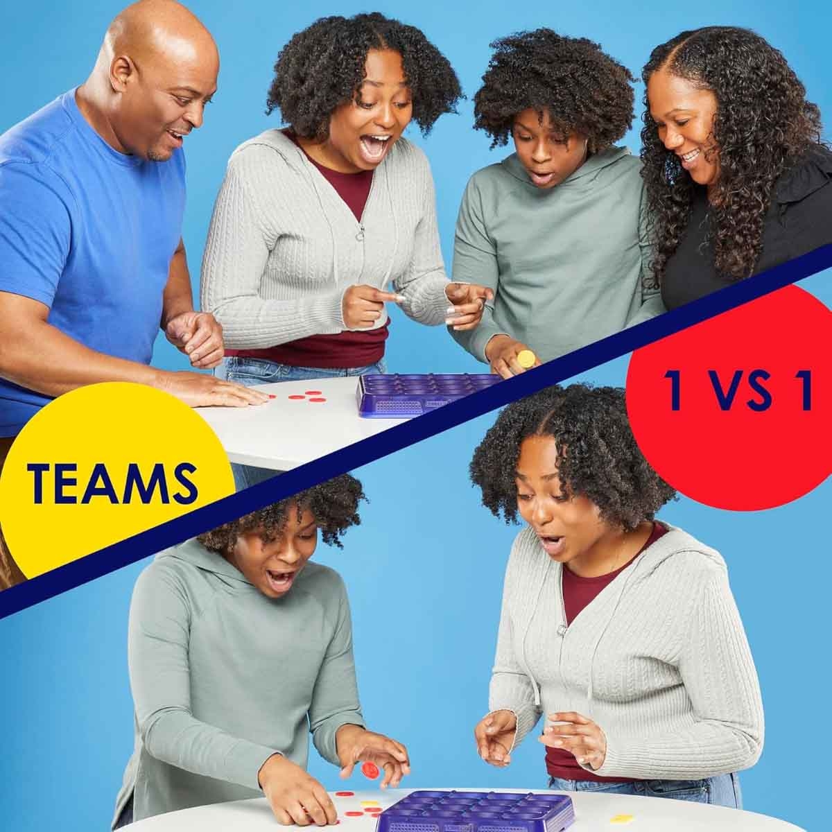 لعبة لوحية كونكت 4 فرينزي، للجنسين، 8-10 سنوات