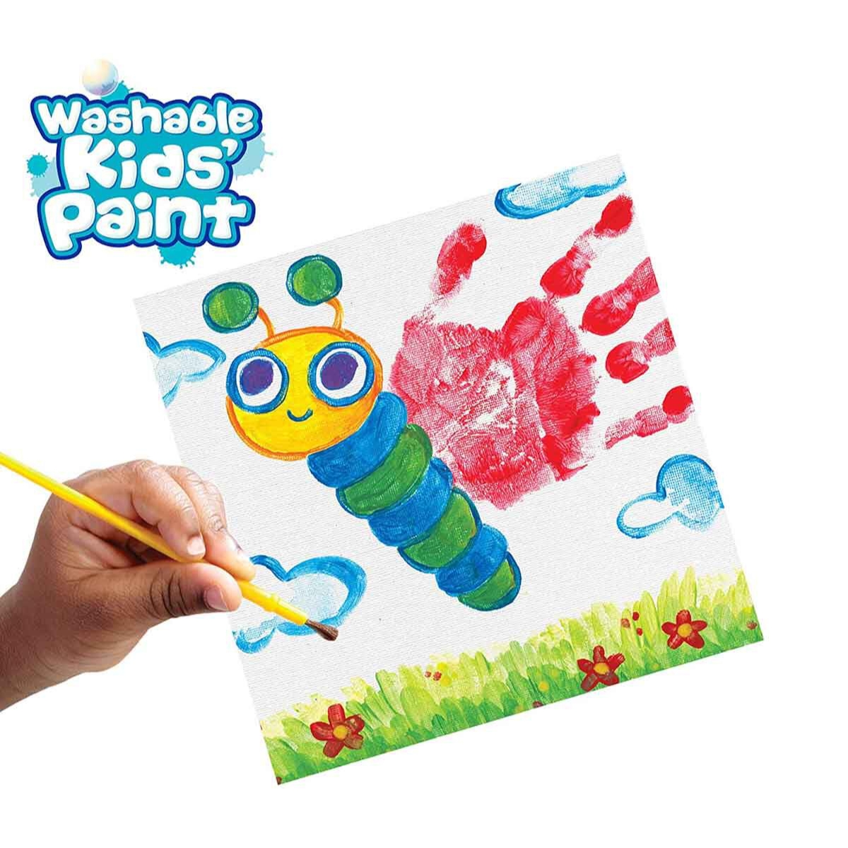 Crayola 18-Shades Washable Kids Paint Unisex, 3-4 Years