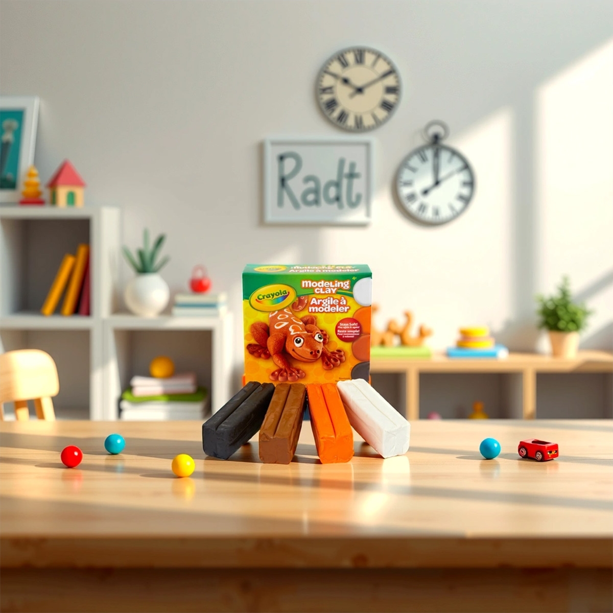 كرايولا صلصال ناعم طبيعي 4 أوقية للجنسين، 5-7 سنوات، عدد 4