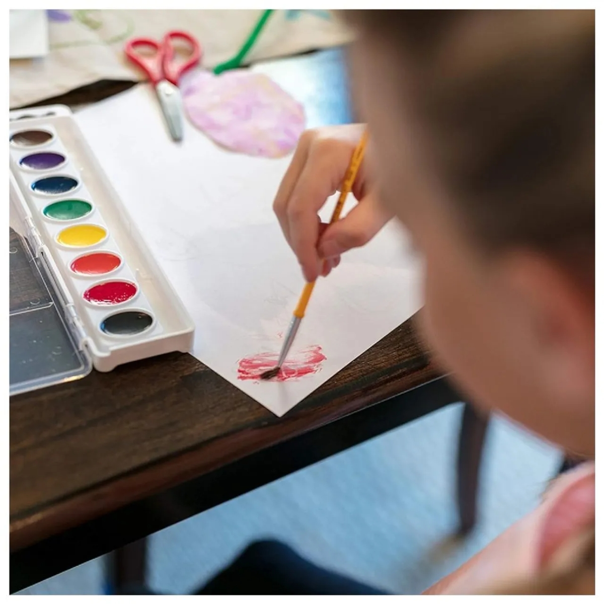 كرايولا ألوان مائية أرتيستا II بثماني درجات مع فرشاة للجنسين، 3-4 سنوات