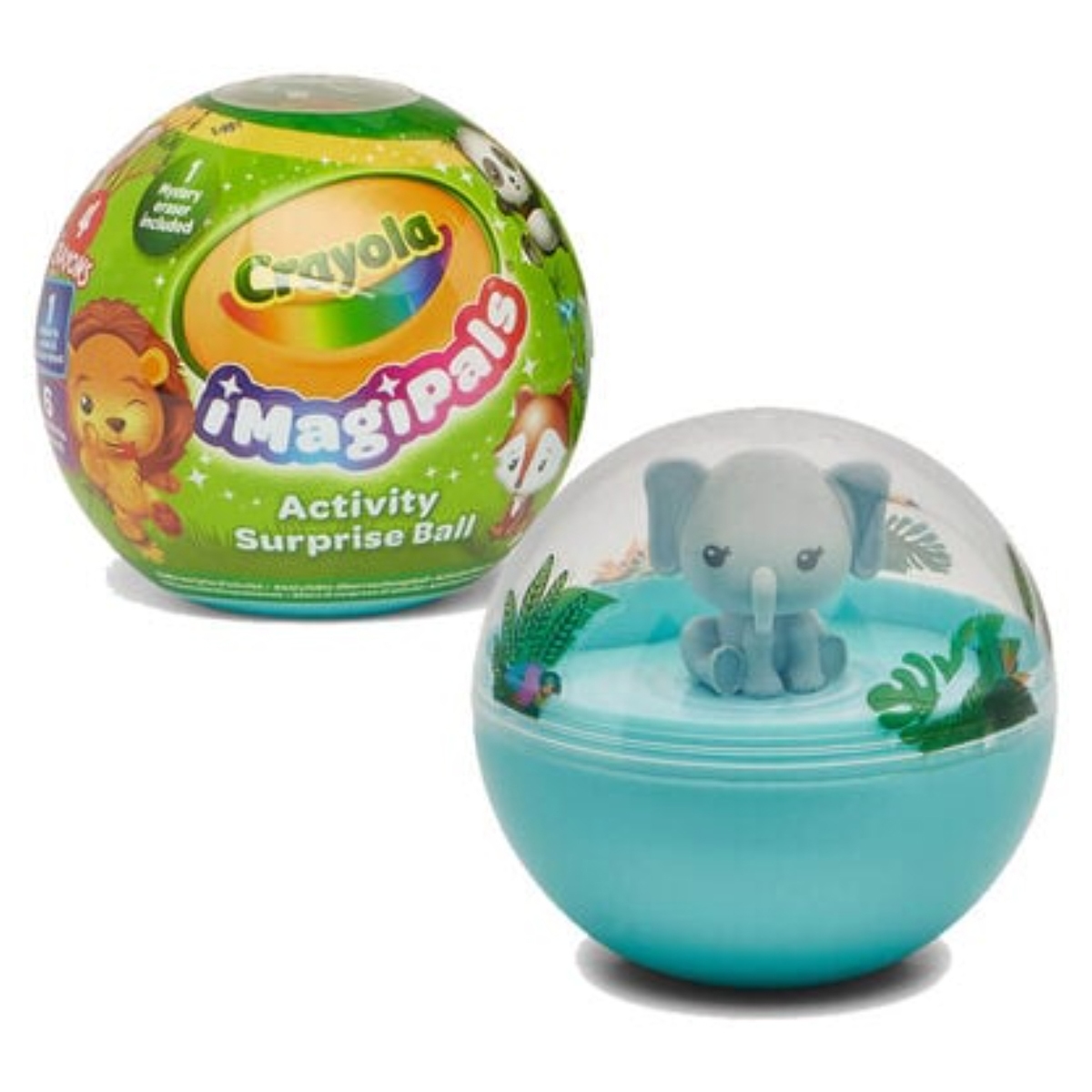 Crayola Assorted 12 Imagipals In Counter Display Mystery Animal Activity Surprise Ball Unisex, 5-7 Years