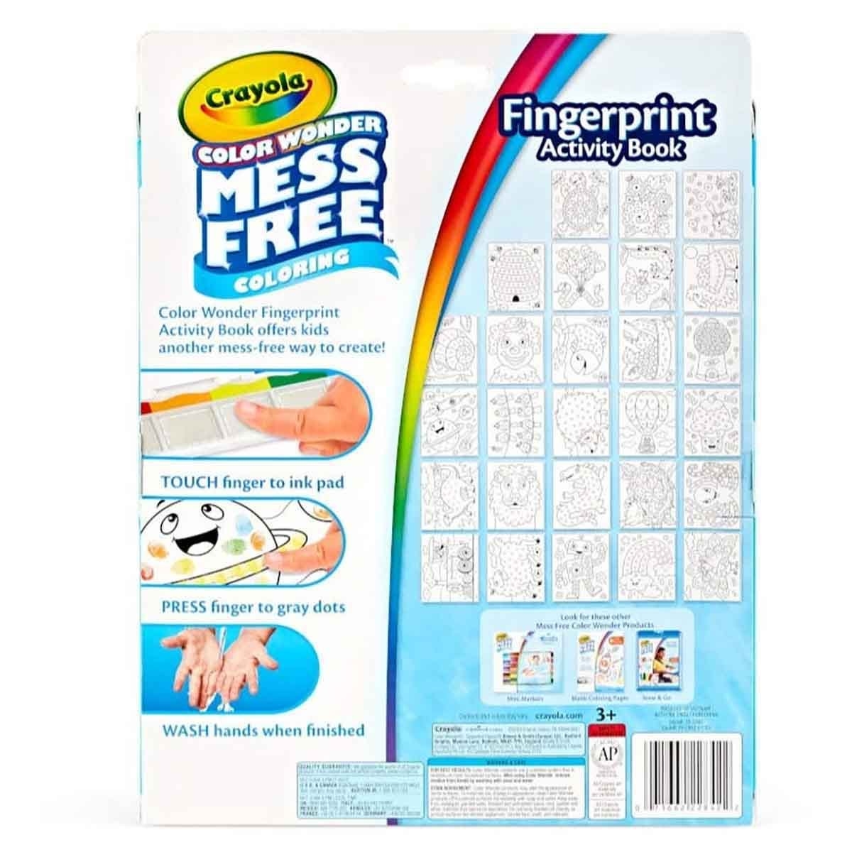 كرايولا مجموعة أقلام تعليم سوداء وأقلام شمعية غير سامة مع كتاب نشاط وصفحة تلوين مجموعة، للجنسين، 5-7 سنوات