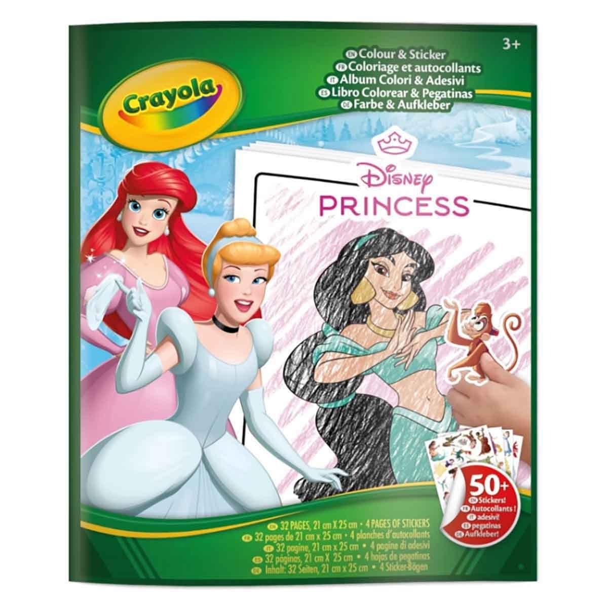 كرايولا مجموعة أقلام تعليم سوداء وأقلام شمعية غير سامة مع كتاب نشاط وصفحة تلوين مجموعة، للجنسين، 5-7 سنوات