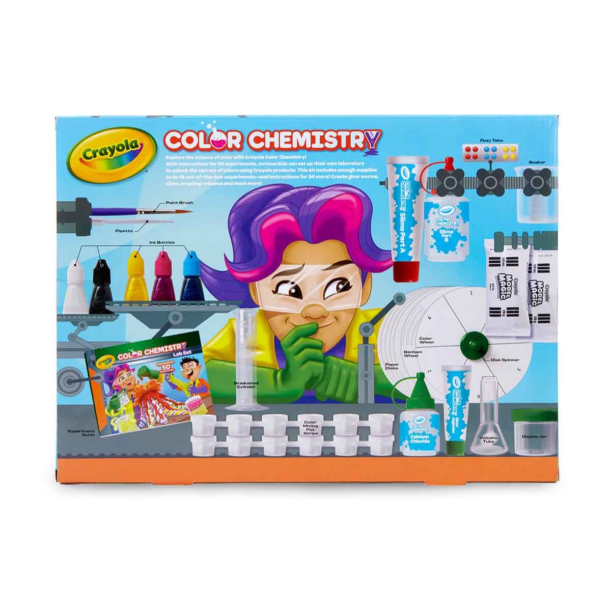 كرايولا مجموعة معمل كيمياء الألوان للجنسين، 8-10 سنوات