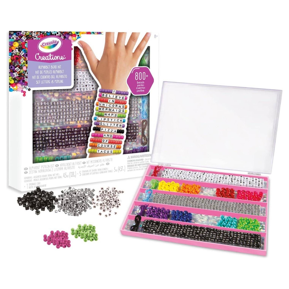Crayola Creations Alphabet Bead Kit Girls, 8-10 Years