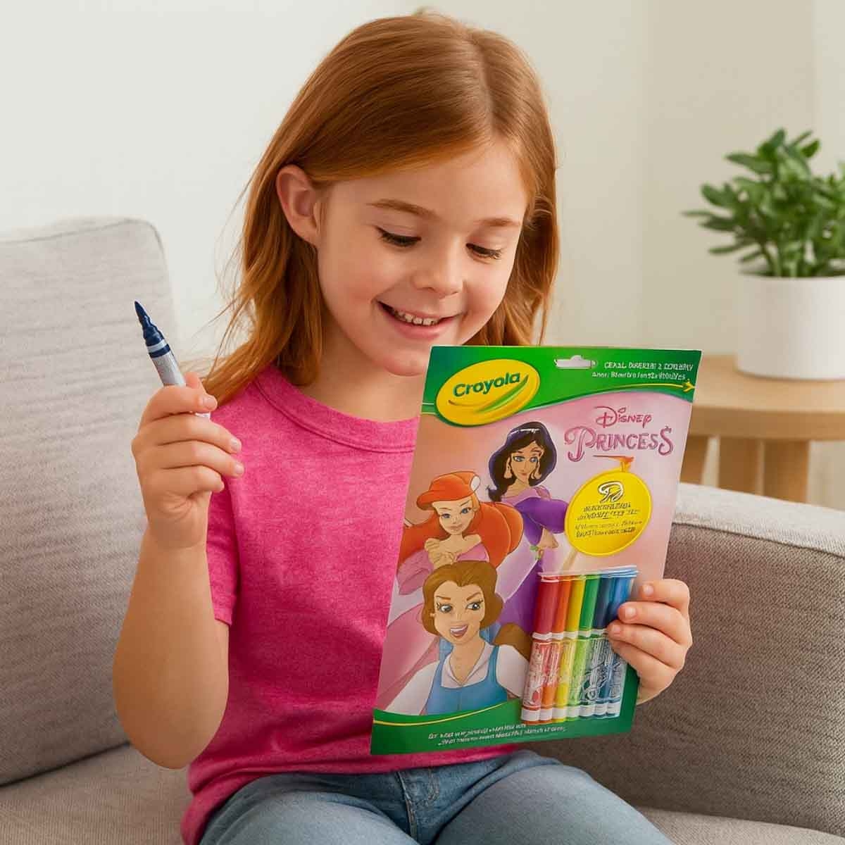 Crayola Disney Princess Activity Set with Markers Girls, 3-4 Years