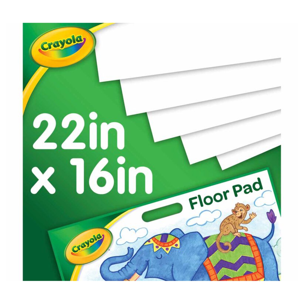 كريولا لوحة أرضية ورقية عملاقة للجنسين، 3-4 سنوات، مجموعة من 30