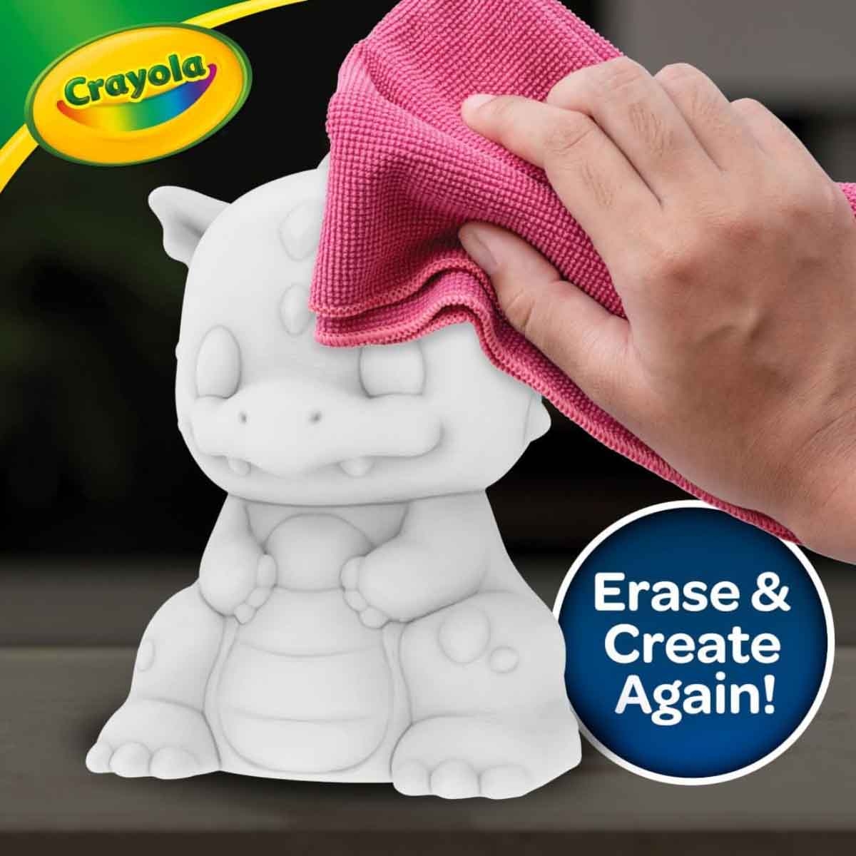 كرايولا لايت ابس مجموعة لعب دراجون مضيء في الظلام، للجنسين، 5-7 سنوات