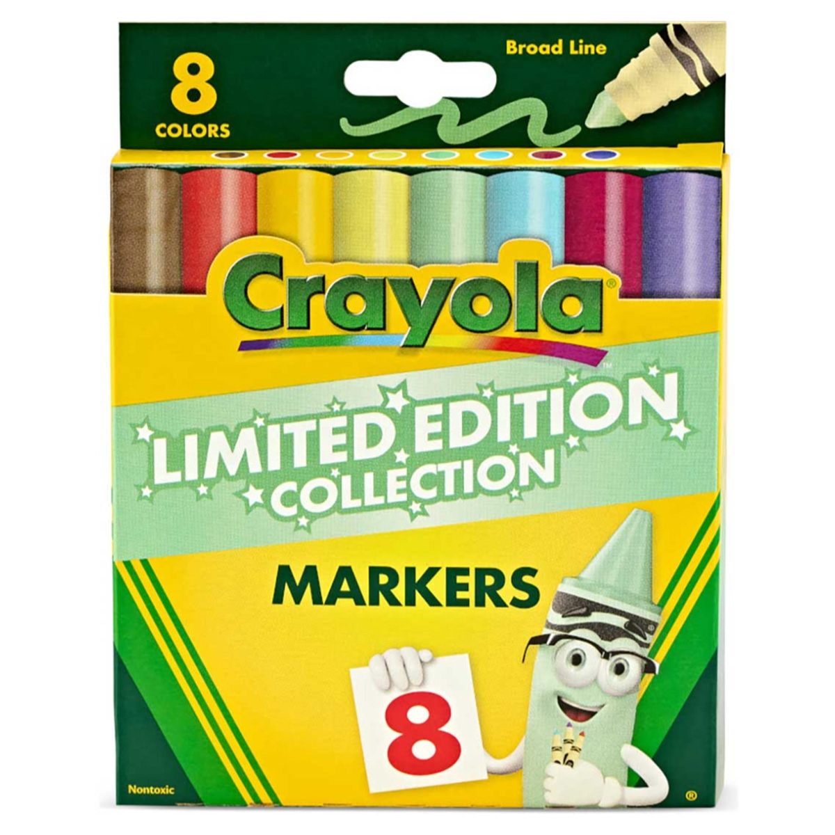 Crayola Limited Edition Collection Markers Unisex, 3-4 Years, Pack of 8