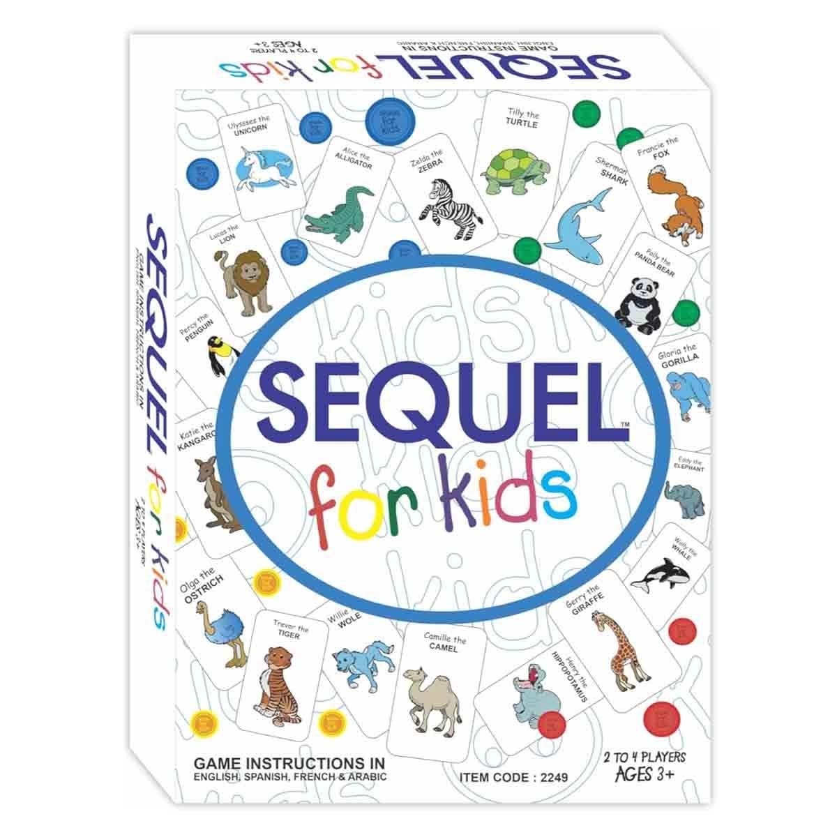 Crayola Fairy Tale Board with Ravensburger Bookcase & Ankit Toys Sequel Board Game Bundle Unisex, 13+ Years