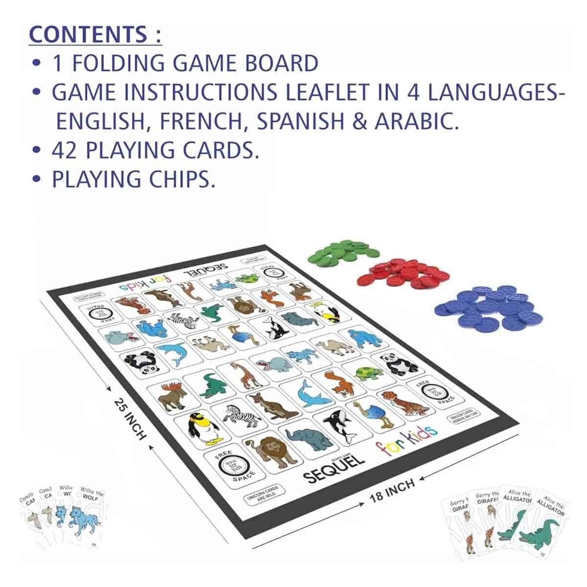 Crayola Fairy Tale Board with Ravensburger Bookcase & Ankit Toys Sequel Board Game Bundle Unisex, 13+ Years