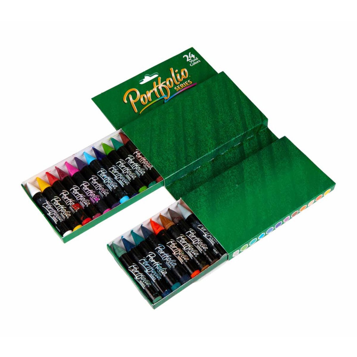 كرايولا علبة من 24 باستيل زيتي قابل للذوبان في الماء من سلسلة بورتفوليو للجنسين، 5-7 سنوات