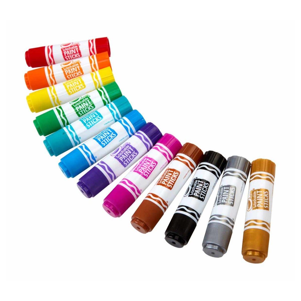 كريولا أقلام تلوين سريعة الجفاف قابلة للغسل للجنسين، 3-4 سنوات، مجموعة من 12