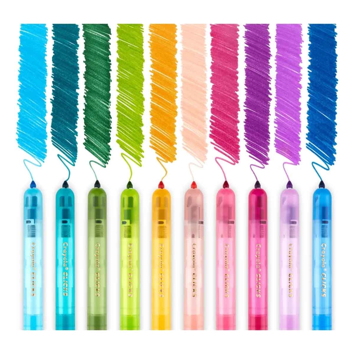 Crayola Retractable Markers, Highlighters with Crayons & Artista II Watercolours Bundle Pack Unisex, 3-4 Years