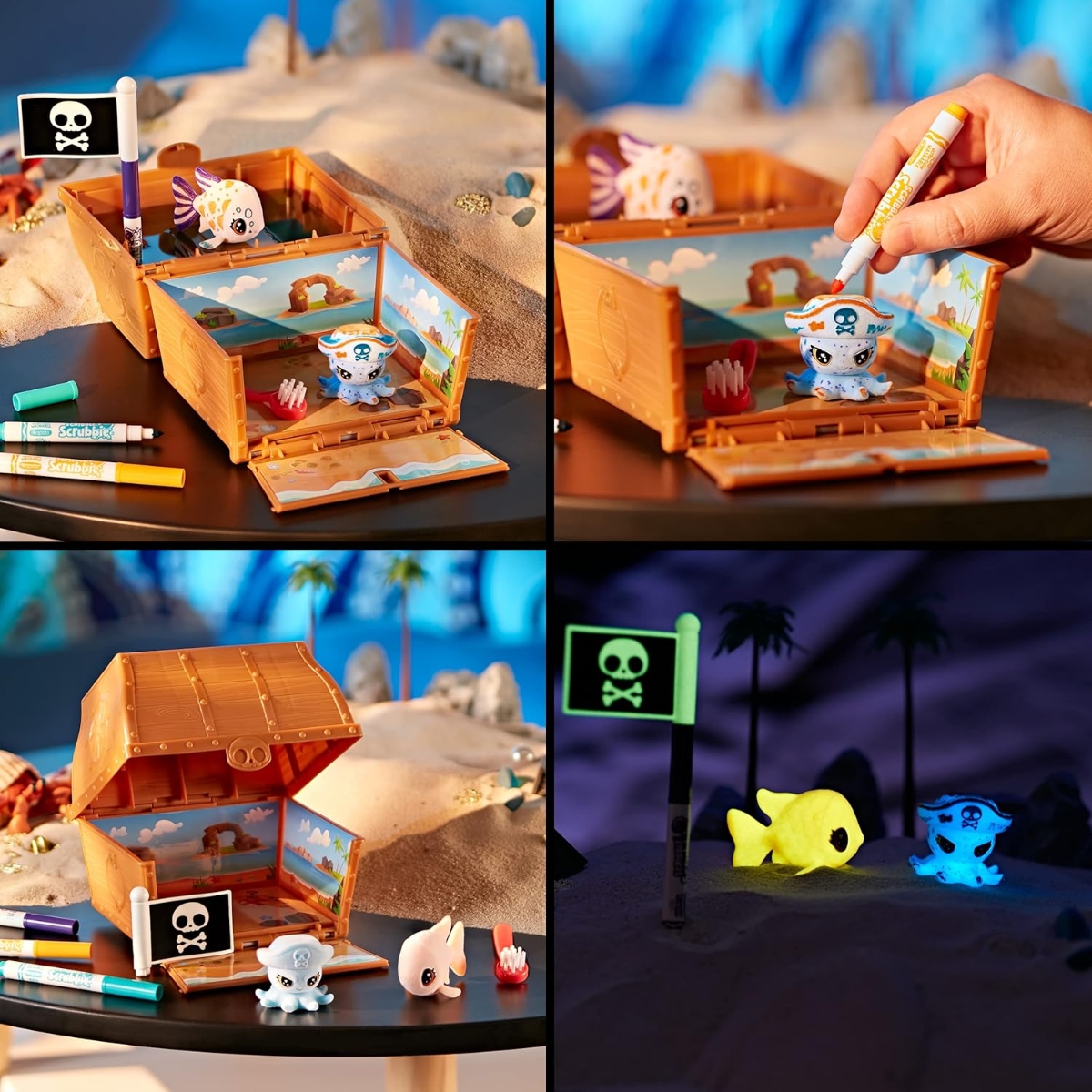 كرايولا سكرِبل سكرَبي صندوق كنز المحيط للجنسين، 3-4 سنوات