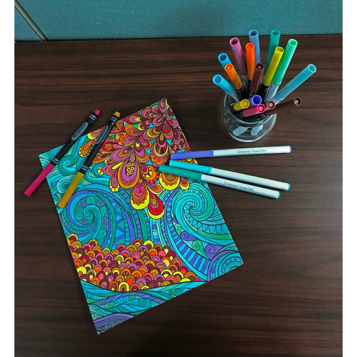 كرايولا أقلام ماركر قابلة للغسل سوبر تيبس للجنسين، 3-4 سنوات، مجموعة من 100