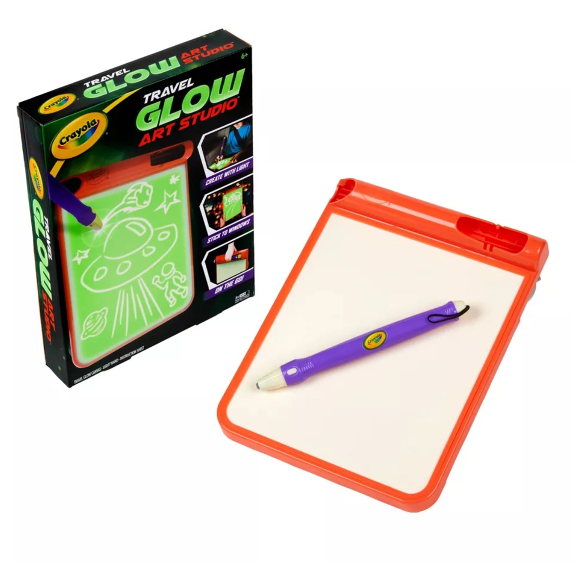 Crayola Travel Glow Art Studio Unisex, 5-7 Years