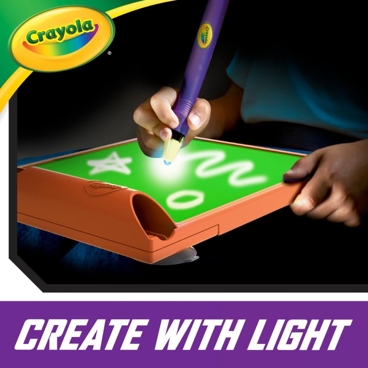 Crayola Travel Glow Art Studio Unisex, 5-7 Years