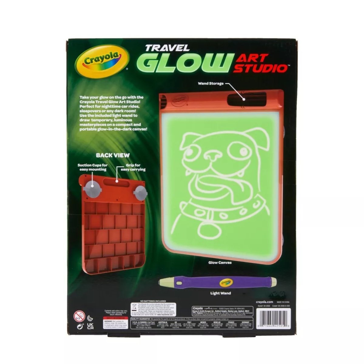 Crayola Travel Glow Art Studio Unisex, 5-7 Years