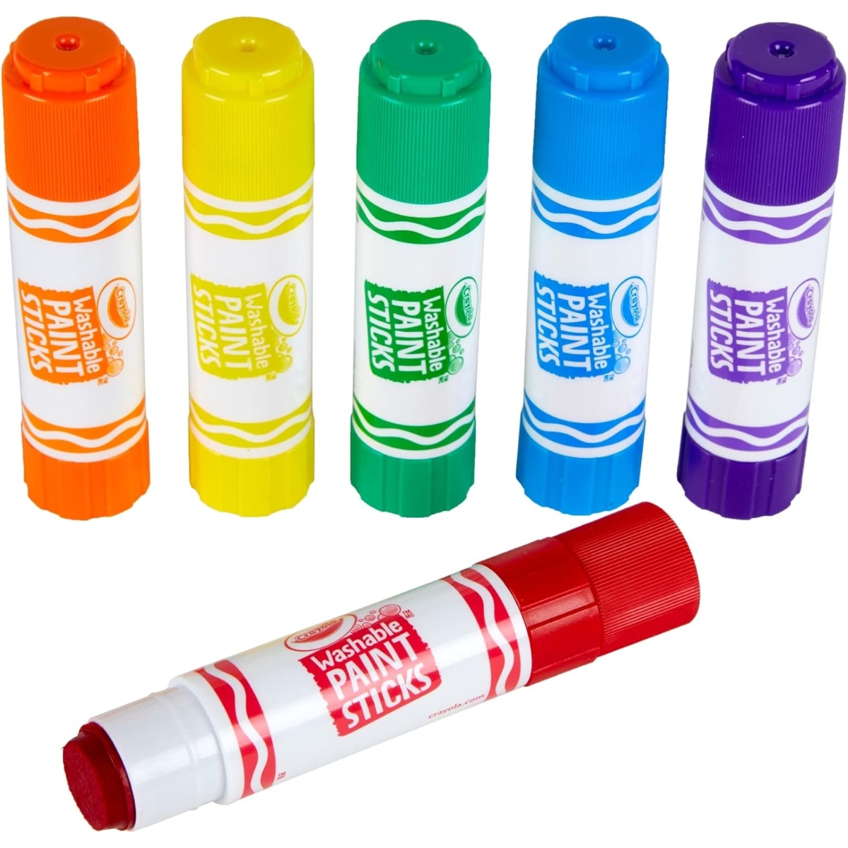 Crayola Washable Paint Sticks Unisex, 3-4 Years, Pack of 6