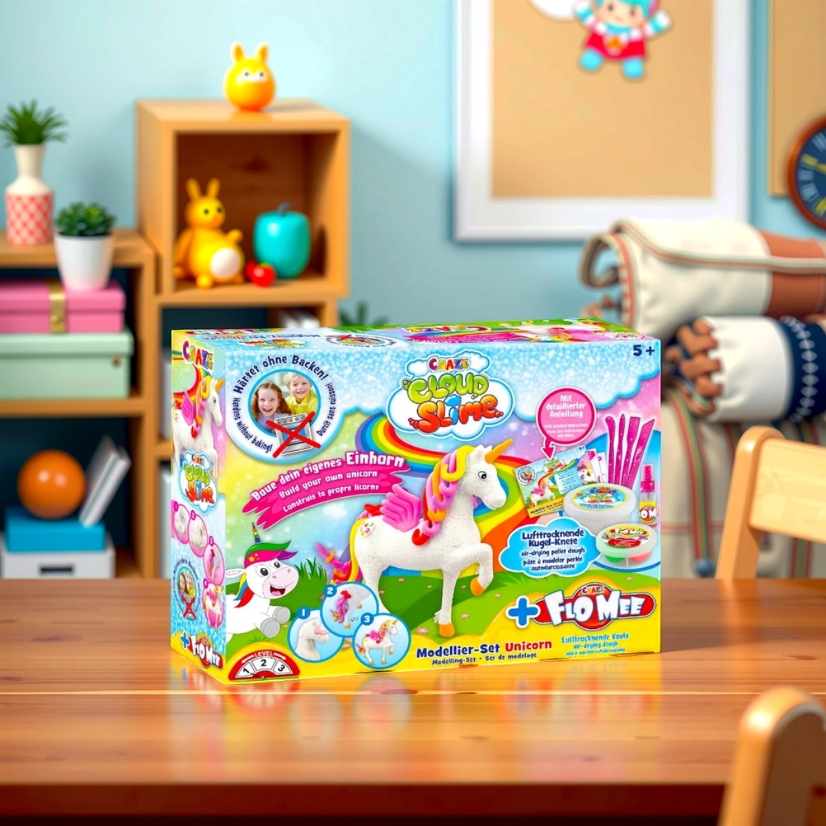 كريز مجموعة سلايم سحابي يونيكورن للجنسين، 5-7 سنوات