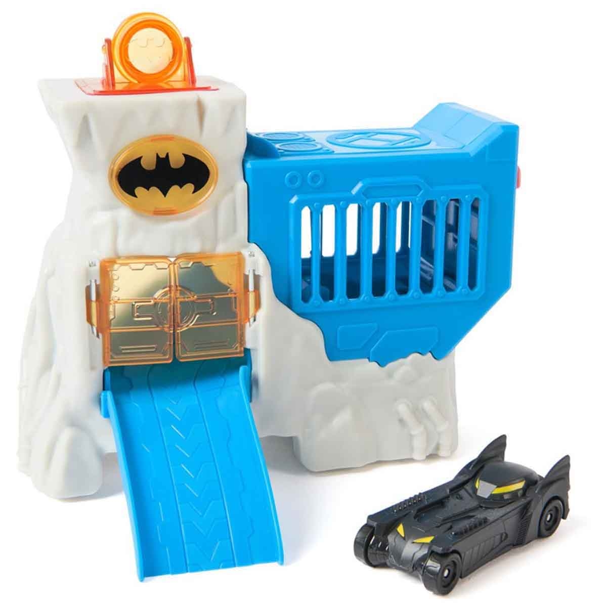 DC Batman Mini Batcave Playset with Track & Batmobile Boys, 3-4 Years