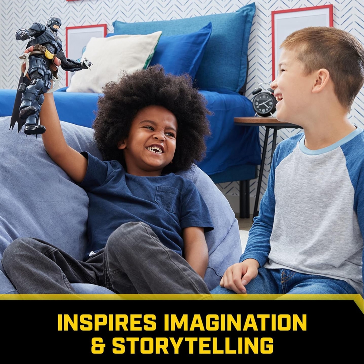 دي سي كوميكس دمية باتمان من مغامرات باتمان بحجم 12 إنش للجنسين، 5-7 سنوات