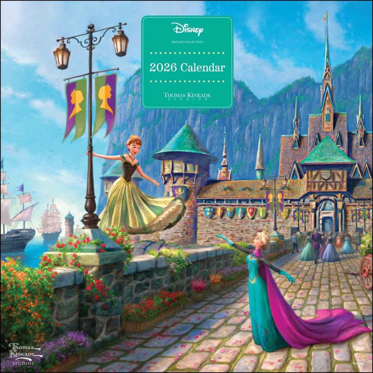 Disney Dreams Collection by Thomas Kinkade Studios 2026 Wall Calendar by Thomas Kinkade - 2025