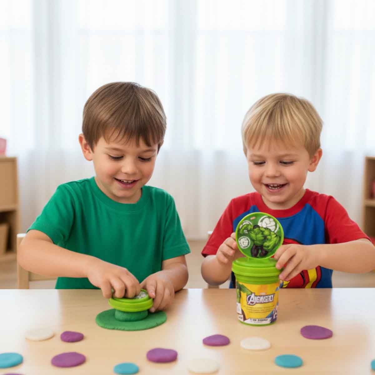 ديزني هالك عجينة 3 أونصات مع أداة طباعة شكل للأطفال بعمر 3-4 سنوات