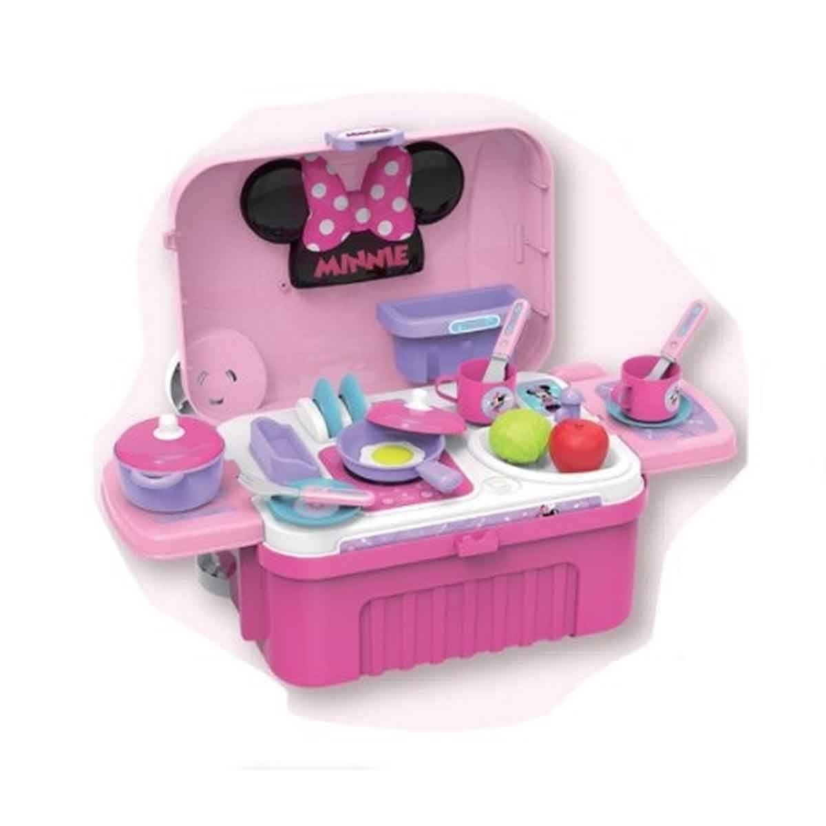 Disney Minnie Series 3-In-1 Trolley Case Kitchen Set Girls, 3-4 Years