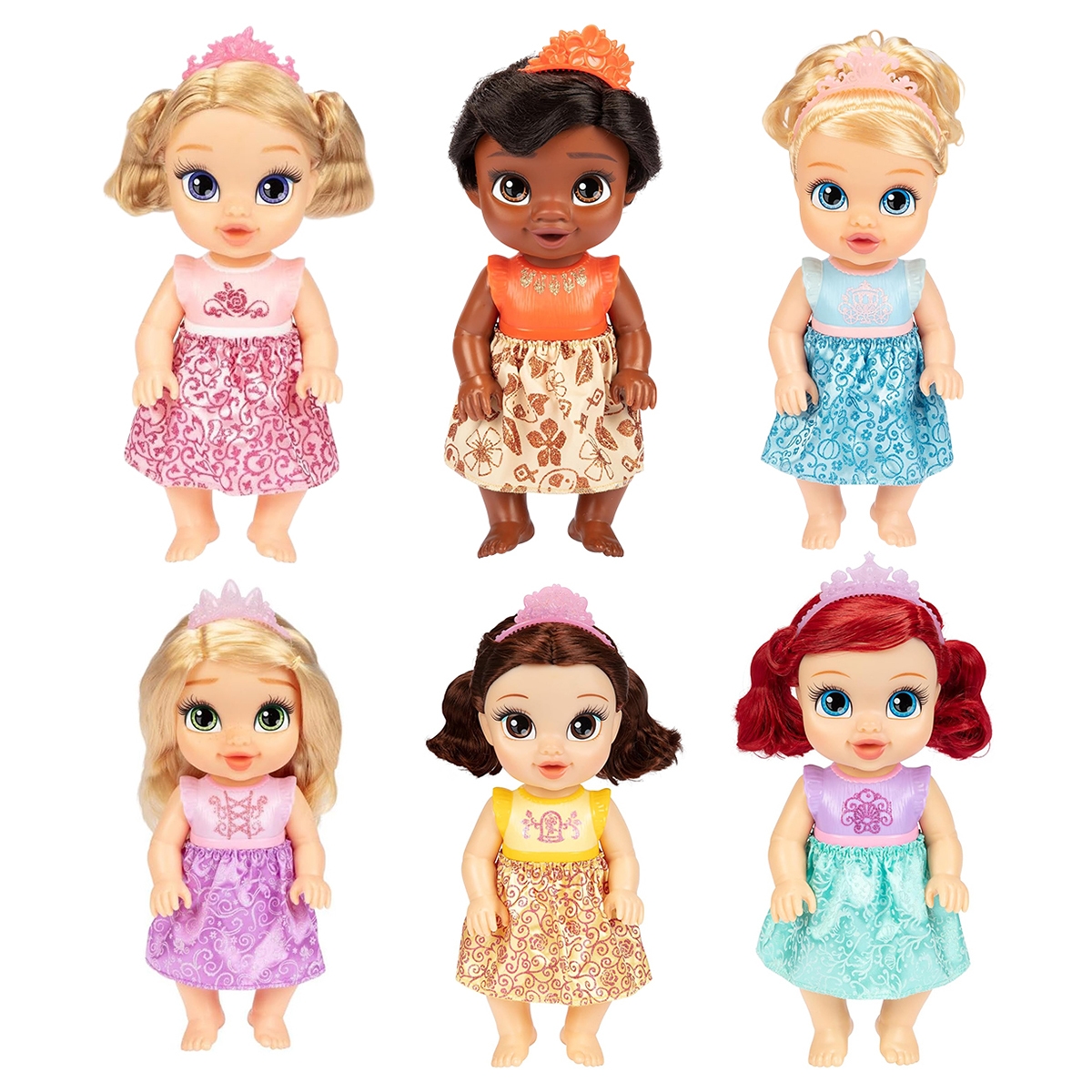 Disney Princess 12" Assorted Baby Doll Girls, 3-4 Years