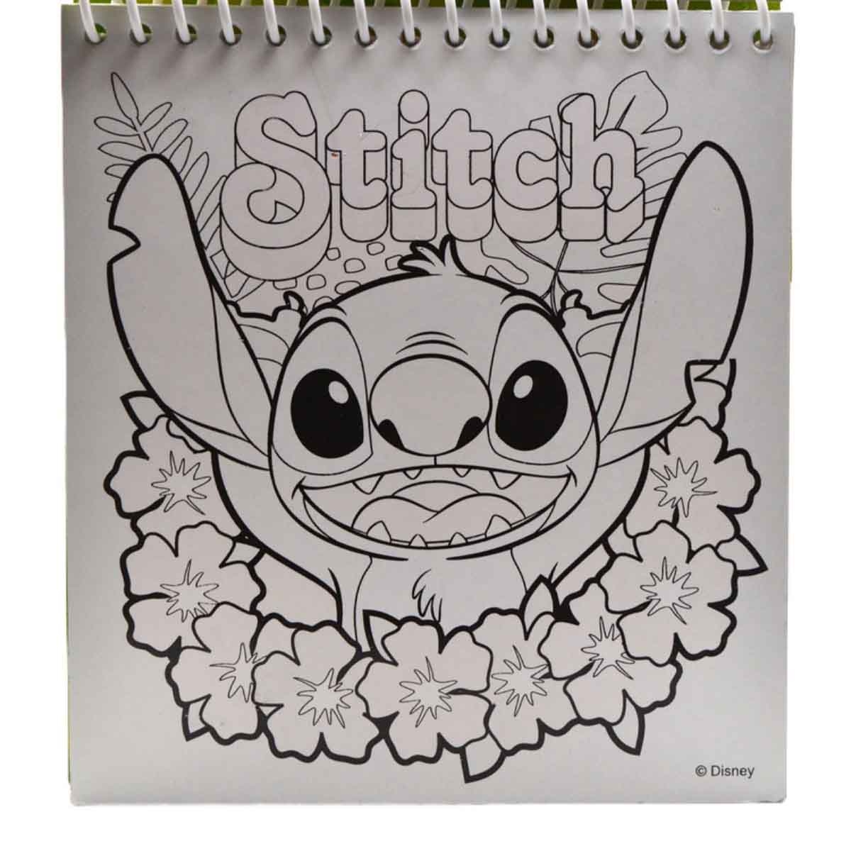 ديزني ستيتش لوحة سحرية بالماء 3 صفحات للأطفال بعمر 3-4 سنوات