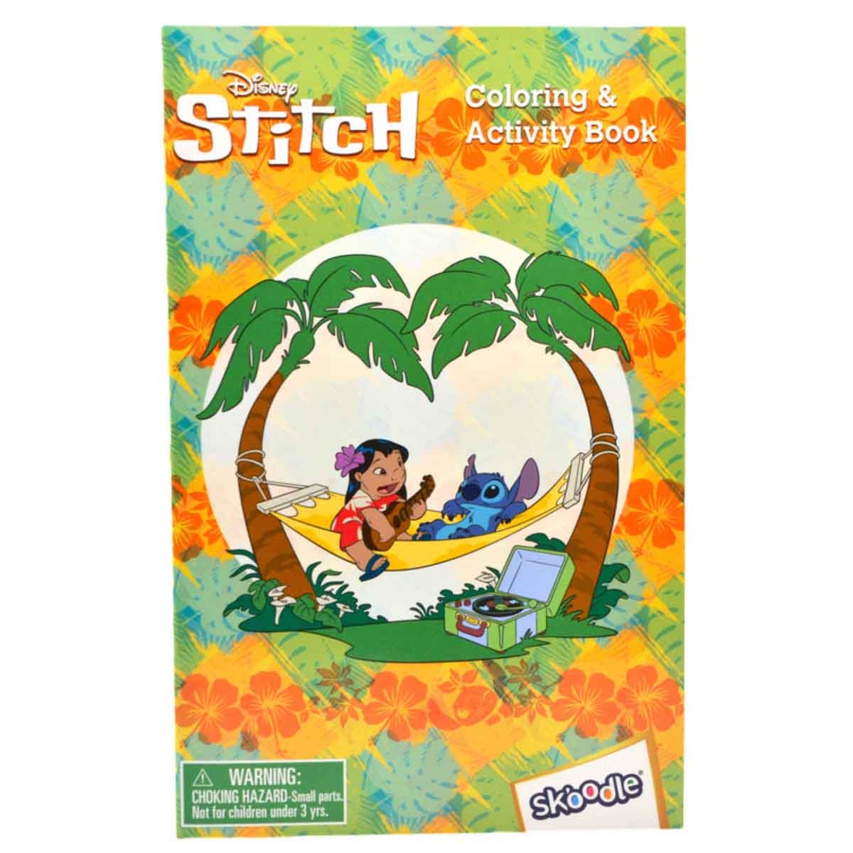 ديزني ستيتش مجموعة تلوين وأنشطة مع أقلام تلوين للأطفال بعمر 3-4 سنوات