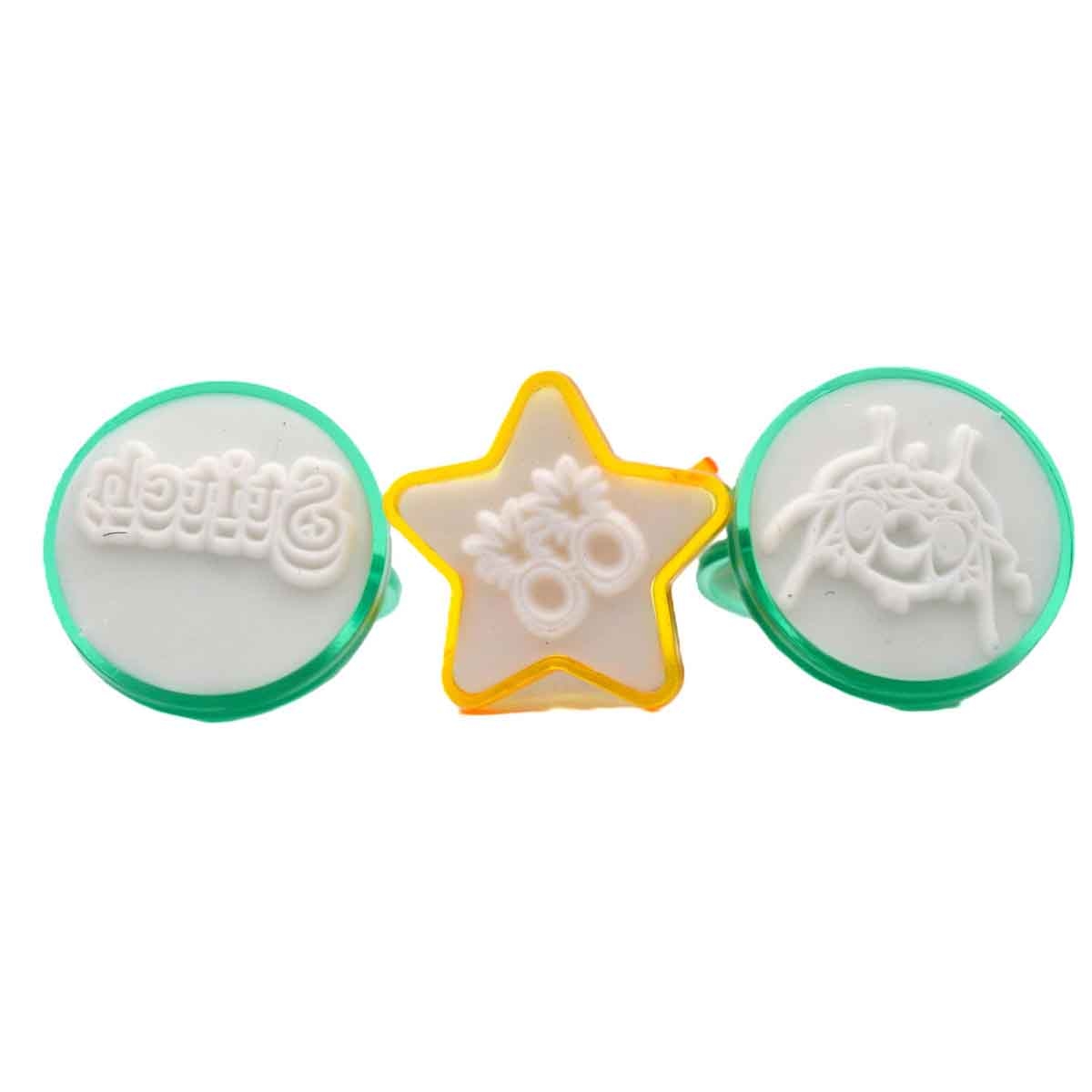 ديزني ستيتش أختام مع وسادة حبر للأطفال بعمر 3-4 سنوات